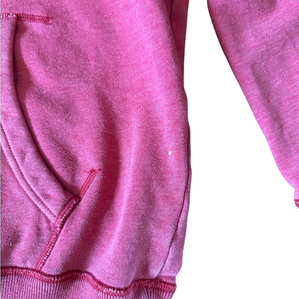Hoodie Sweatshirt American Eagle Distressed Red AE-7 Hoodie - Picture 3 of 7